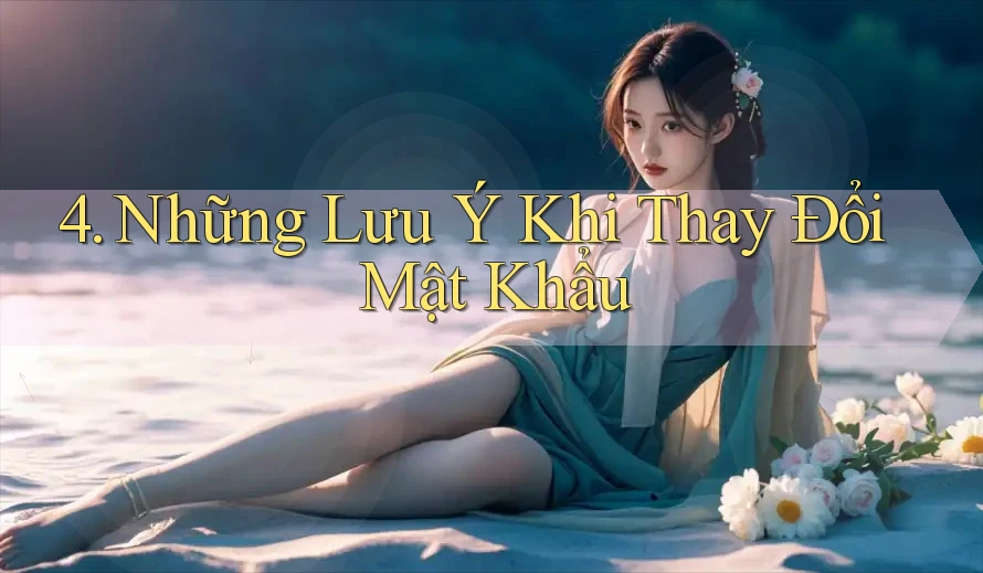 4. Những Lưu Ý Khi Thay Đổi Mật Khẩu