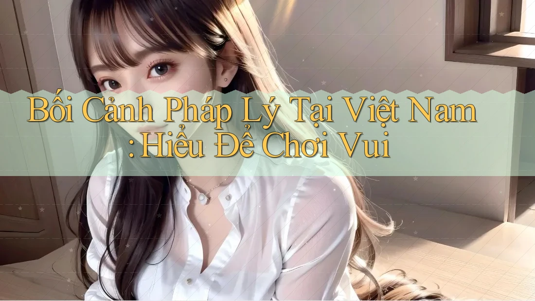 Bối Cảnh Pháp Lý Tại Việt Nam: Hiểu Để Chơi Vui Bối Cảnh Pháp Lý Tại Việt Nam: Hiểu Để Chơi Vui