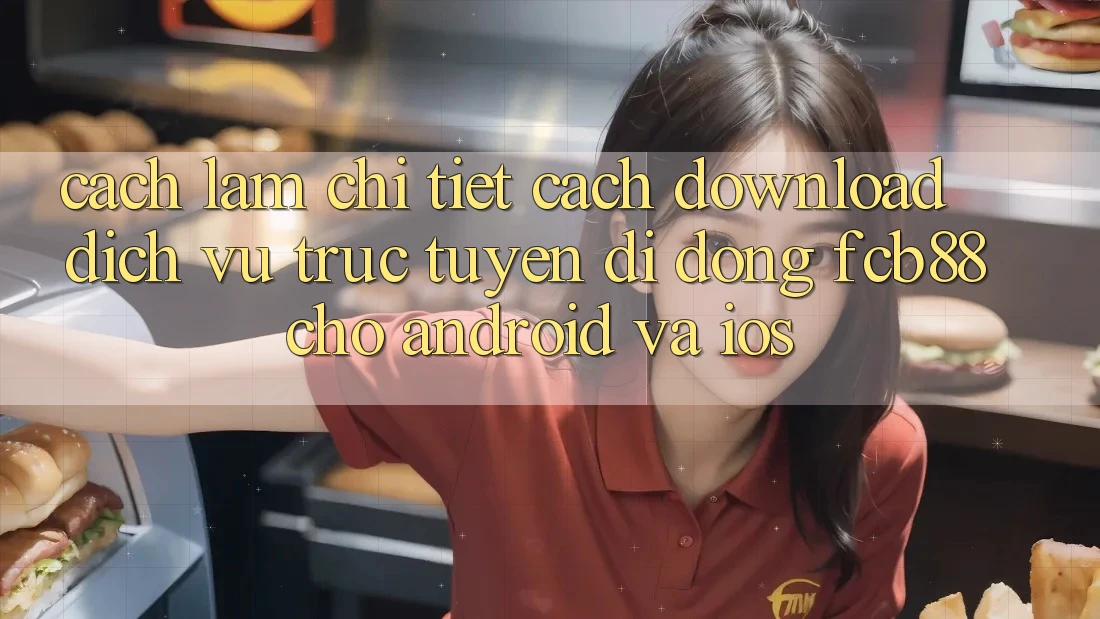 Cách làm Chi Tiết Cách Download Dịch vụ trực tuyến di động FCB88 Cho Android Và iOS