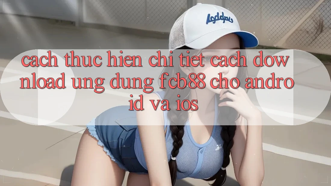 Cách thực hiện Chi Tiết Cách Download Ứng Dụng FCB88 Cho Android Và iOS
