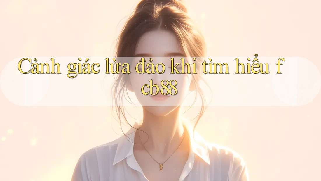 Cảnh giác lừa đảo khi tìm hiểu fcb88 Cảnh giác lừa đảo khi tìm hiểu fcb88
