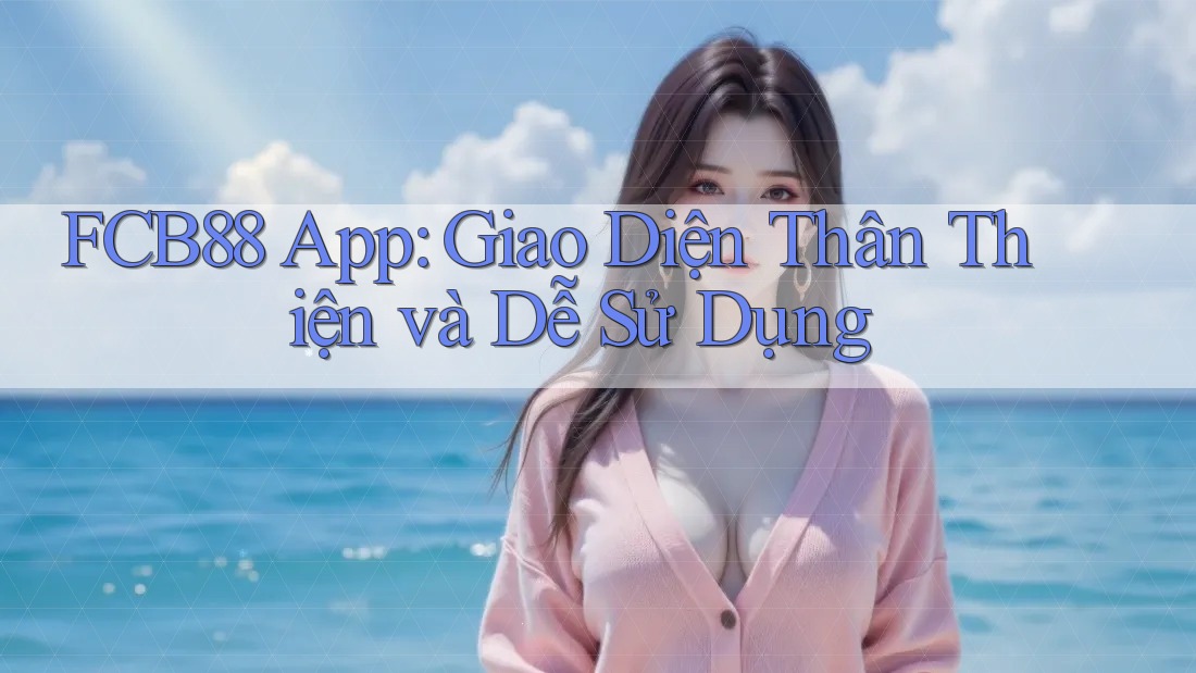 FCB88 App: Giao Diện Thân Thiện và Dễ Sử Dụng