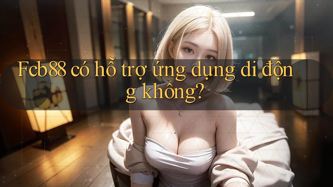 Fcb88 có hỗ trợ ứng dụng di động không?