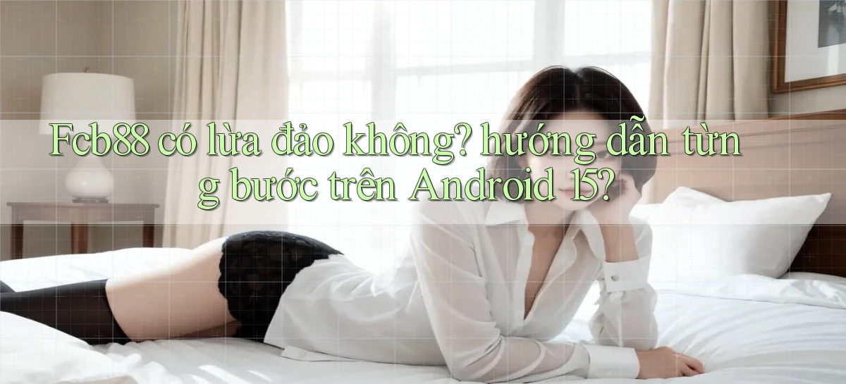 Fcb88 có lừa đảo không hướng dẫn từng bước trên Android 15