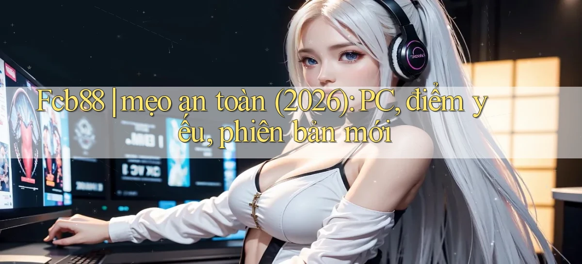 Fcb88 mẹo an toàn (2026) PC, điểm yếu, phiên bản mới