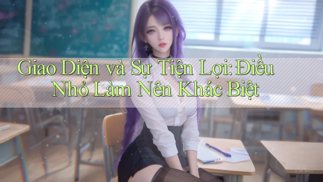 Giao Diện và Sự Tiện Lợi: Điều Nhỏ Làm Nên Khác Biệt Giao Diện và Sự Tiện Lợi: Điều Nhỏ Làm Nên Khác Biệt