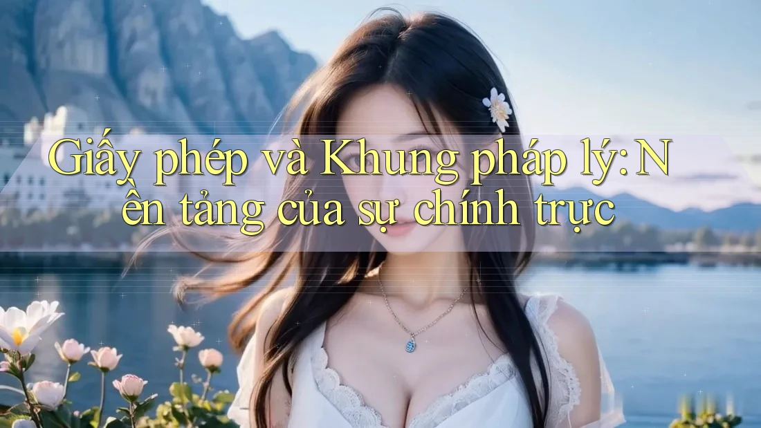 Giấy phép và Khung pháp lý: Nền tảng của sự chính trực