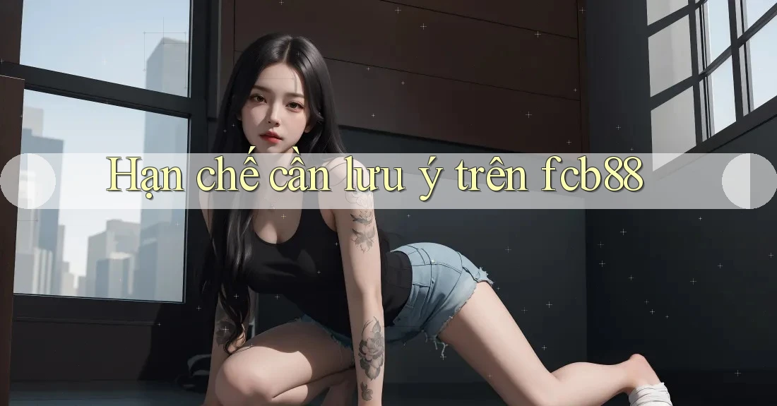 Hạn chế cần lưu ý trên fcb88