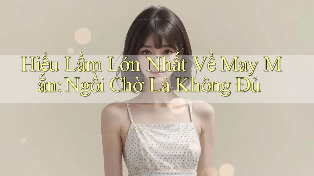Hiểu Lầm Lớn Nhất Về May Mắn: Ngồi Chờ Là Không Đủ