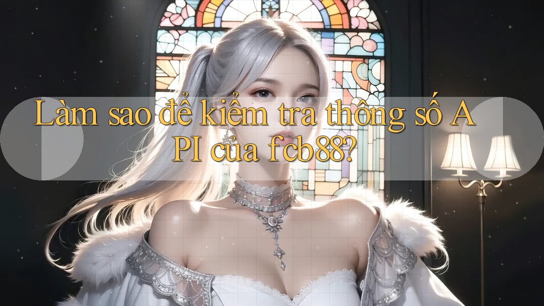 Làm sao để kiểm tra thông số API của fcb88? Làm sao để kiểm tra thông số API của fcb88?