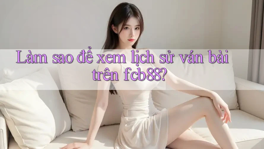 Làm sao để xem lịch sử ván bài trên fcb88?