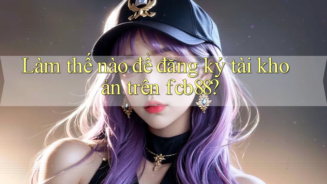 Làm thế nào để đăng ký tài khoản trên fcb88?