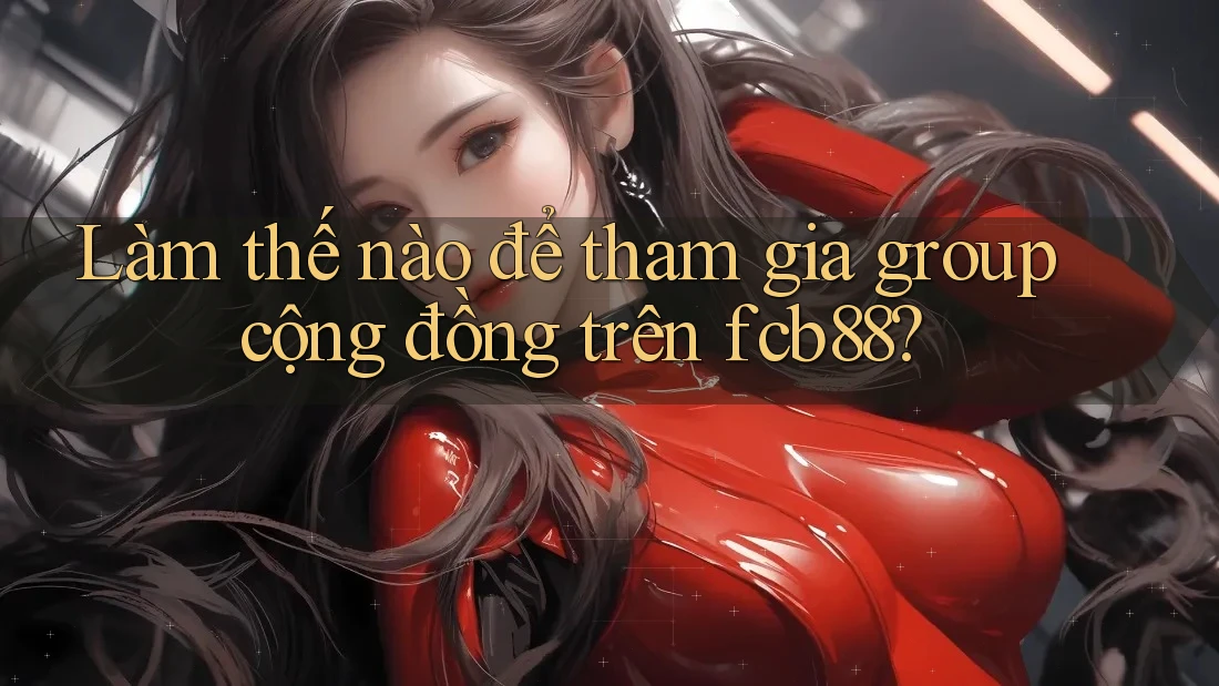 Làm thế nào để tham gia group cộng đồng trên fcb88?