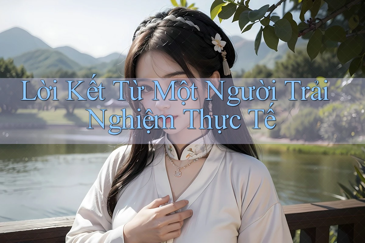 Lời Kết Từ Một Người Trải Nghiệm Thực Tế Lời Kết Từ Một Người Trải Nghiệm Thực Tế