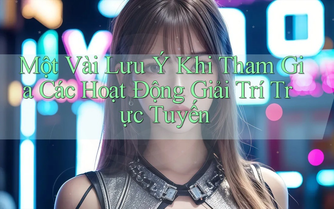 Một Vài Lưu ý Khi Tham Gia Các Hoạt Động Giải Trí Trực Tuyến Một Vài Lưu ý Khi Tham Gia Các Hoạt Động Giải Trí Trực Tuyến