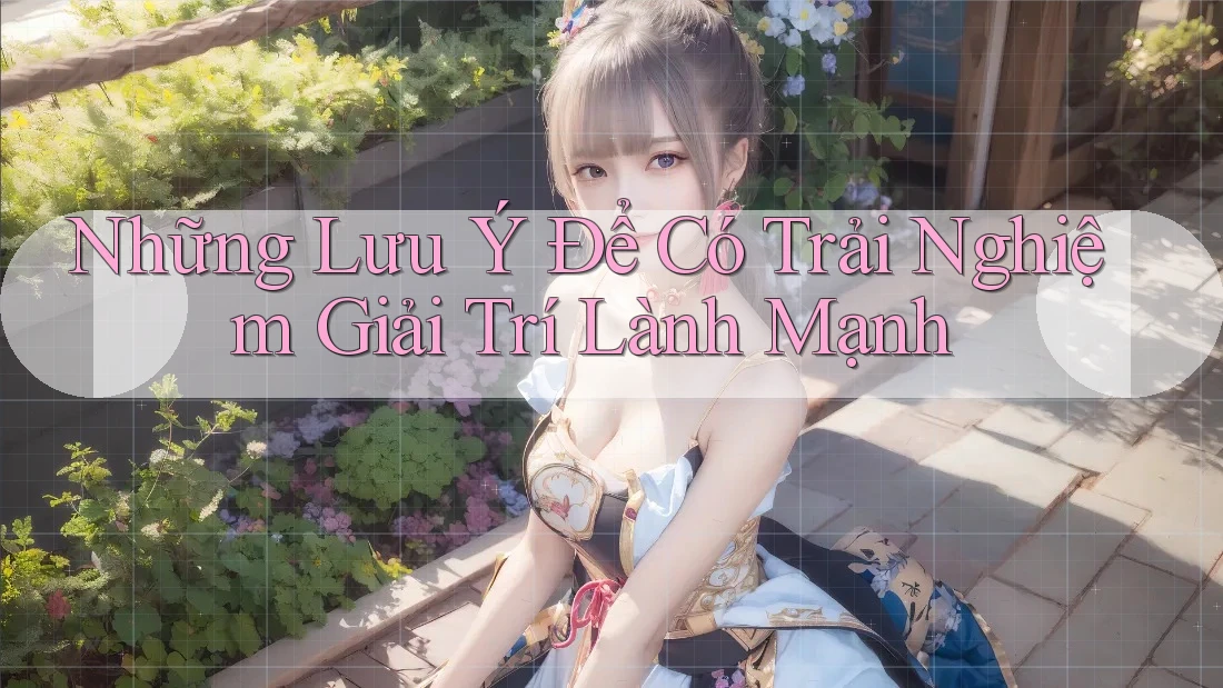 Những Lưu Ý Để Có Trải Nghiệm Giải Trí Lành Mạnh Những Lưu Ý Để Có Trải Nghiệm Giải Trí Lành Mạnh