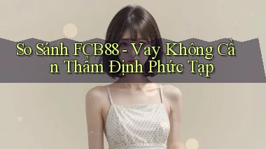 so sánh fcb88 vay không cần thẩm định phức tạp