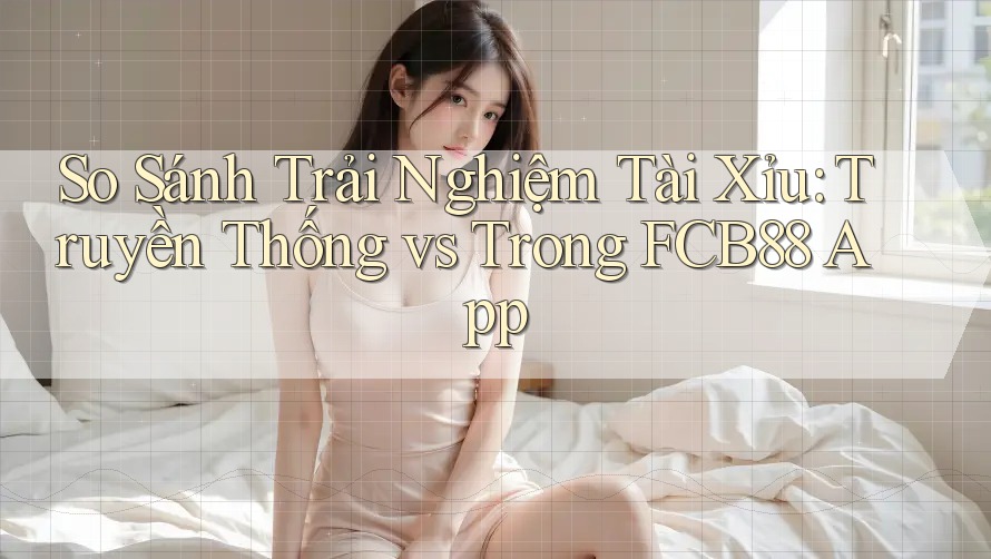 So Sánh Trải Nghiệm Tài Xỉu: Truyền Thống vs Trong FCB88 App So Sánh Trải Nghiệm Tài Xỉu: Truyền Thống vs Trong FCB88 App