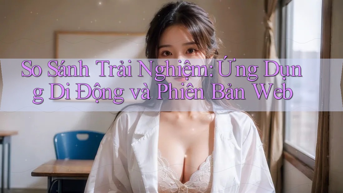 So Sánh Trải Nghiệm: Ứng Dụng Di Động và Phiên Bản Web So Sánh Trải Nghiệm: Ứng Dụng Di Động và Phiên Bản Web