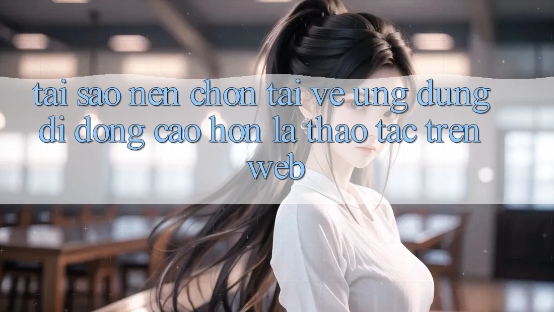 Tại Sao Nên Chọn Tải về Ứng Dụng Di Động Cao hơn Là Thao tác Trên Web? Tại Sao Nên Chọn Tải về Ứng Dụng Di Động Cao hơn Là Thao tác Trên Web?