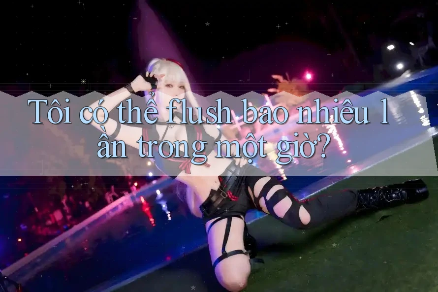 Tôi có thể flush bao nhiêu lần trong một giờ? Tôi có thể flush bao nhiêu lần trong một giờ?