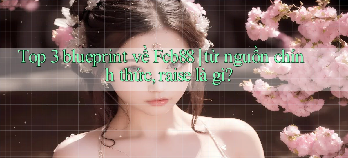 Top 3 blueprint về Fcb88 từ nguồn chính thức, raise là gì