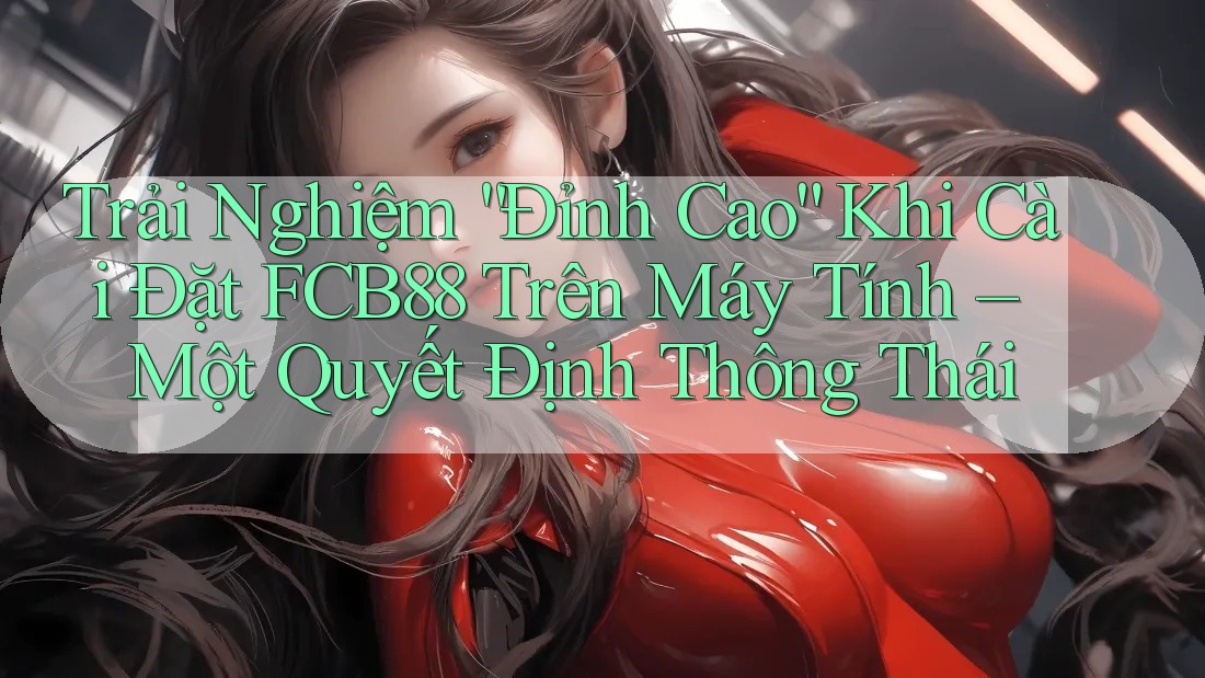 Trải Nghiệm “Đỉnh Cao” Khi Cài Đặt FCB88 Trên Máy Tính – Một Quyết Định Thông Thái Trải Nghiệm “Đỉnh Cao” Khi Cài Đặt FCB88 Trên Máy Tính – Một Quyết Định Thông Thái
