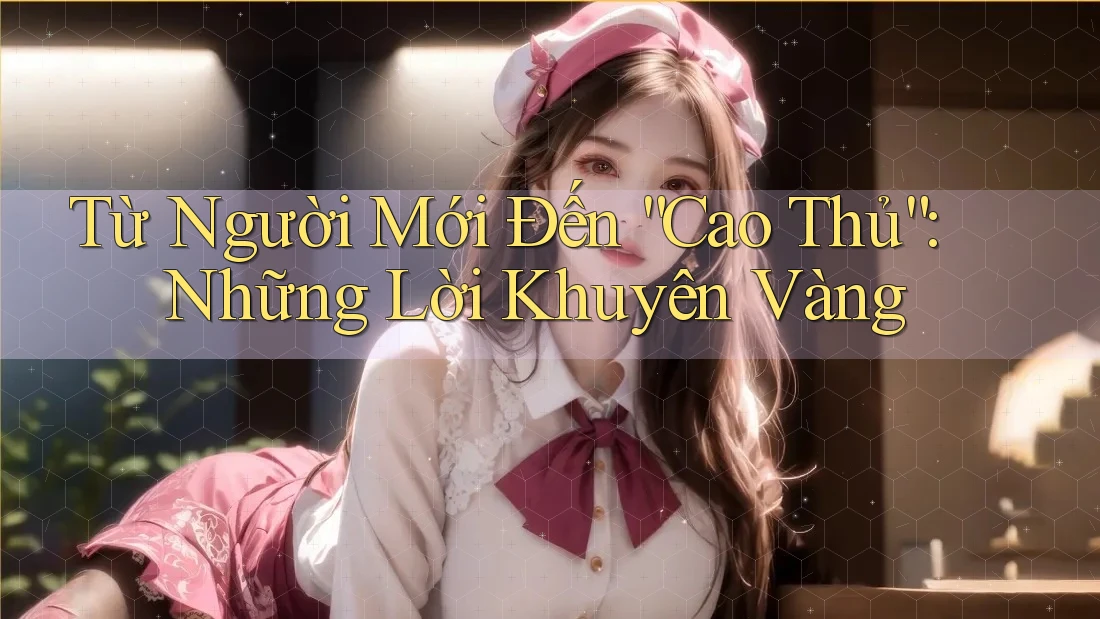 Từ Người Mới Đến “Cao Thủ”: Những Lời Khuyên Vàng Từ Người Mới Đến “Cao Thủ”: Những Lời Khuyên Vàng