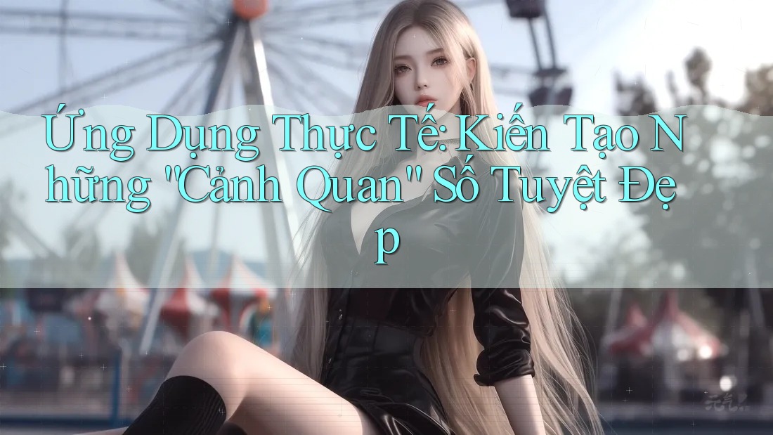 Ứng Dụng Thực Tế: Kiến Tạo Những “Cảnh Quan” Số Tuyệt Đẹp