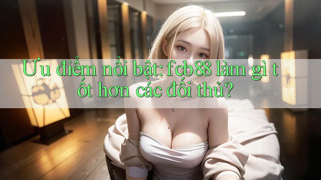 Ưu điểm nổi bật: fcb88 làm gì tốt hơn các đối thủ?