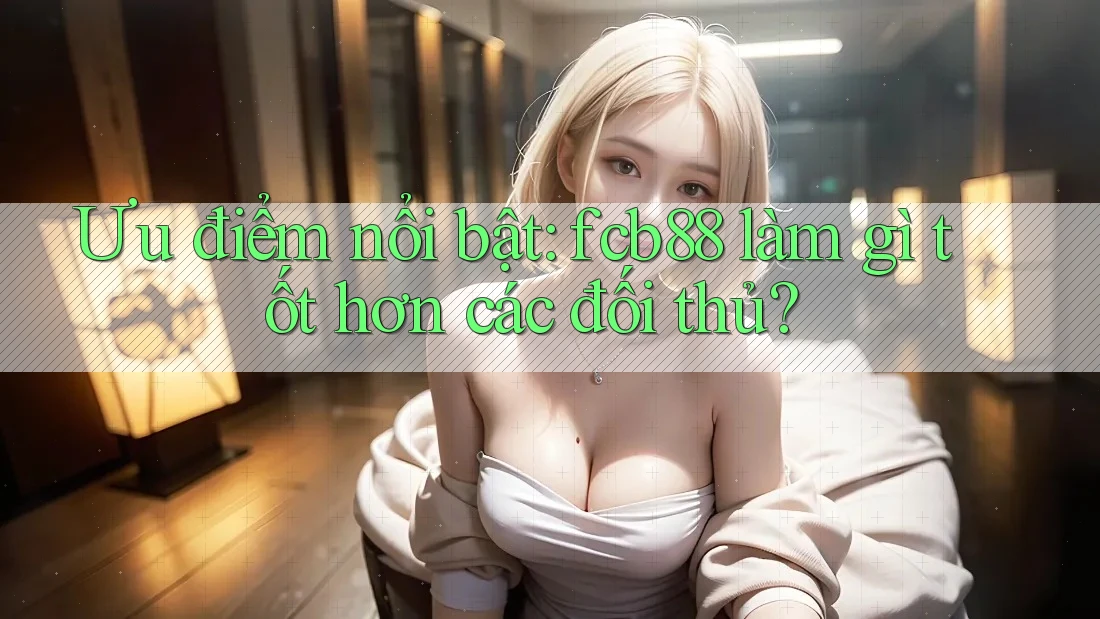 Ưu điểm nổi bật: fcb88 làm gì tốt hơn các đối thủ?